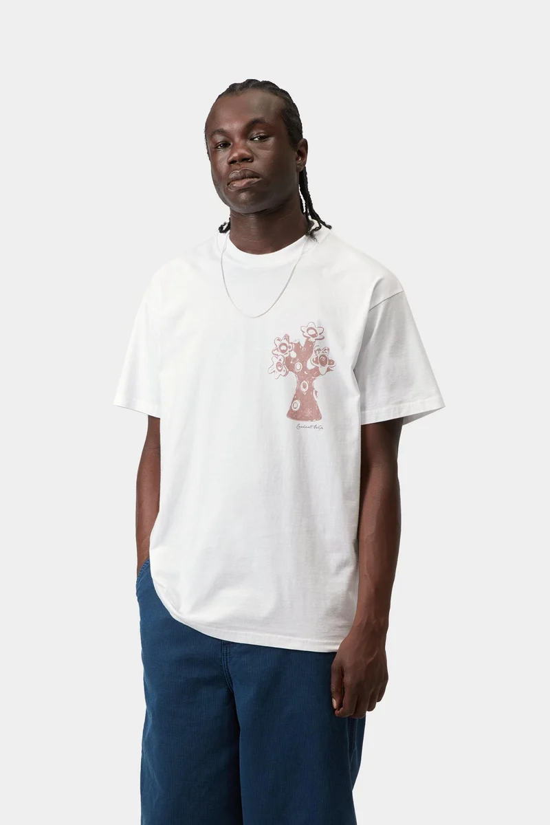 Carhartt WIP Herren-T-Shirt von Forma | Weiß, Heavy Stone Wash