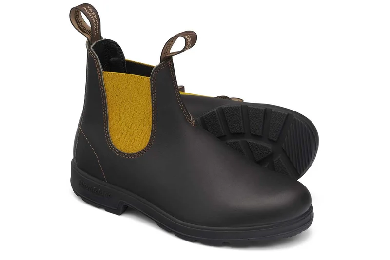Blundstone Unisex 1919 Originals Vollnarbenleder Chelsea Stiefel | Braun Senf