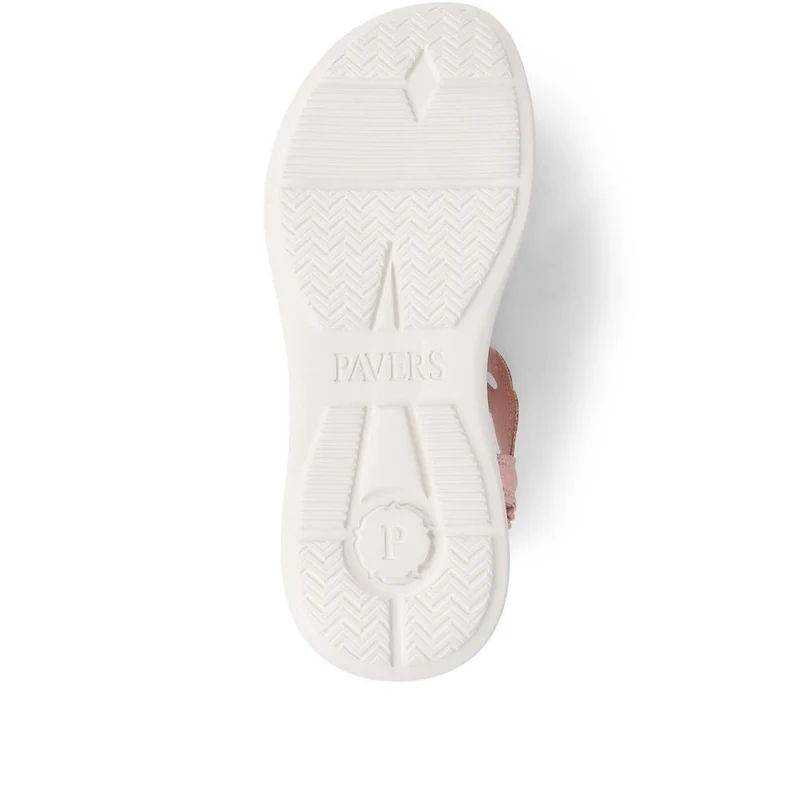 Embellished Flatform Sandals - BAIZH37045 / 323 379 - Pink