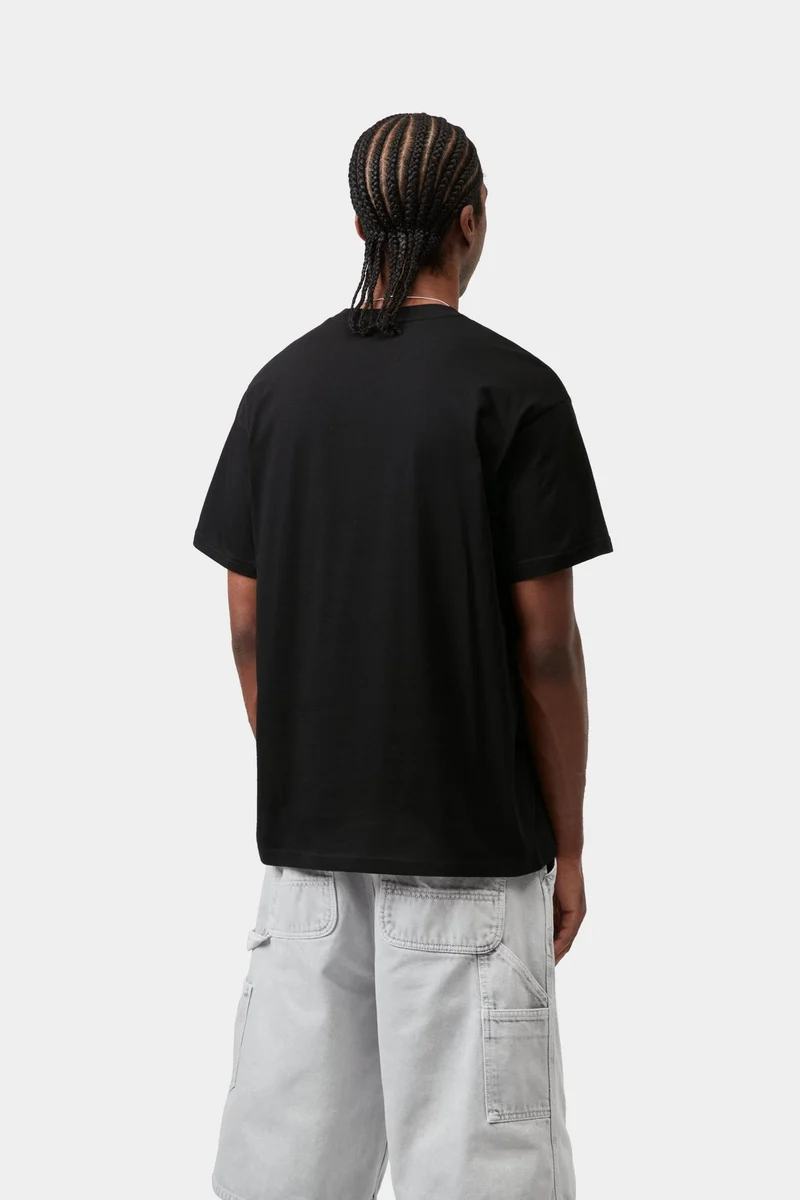 Carhartt WIP Herren-T-Shirt mit Entenmotiv | Schwarz
