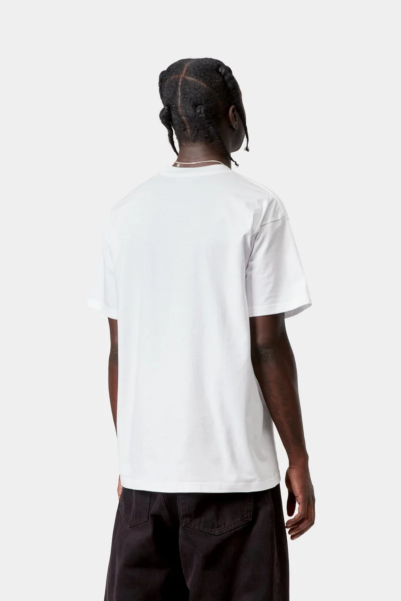 Carhartt WIP Herren-T-Shirt mit Entenmotiv | Weiß