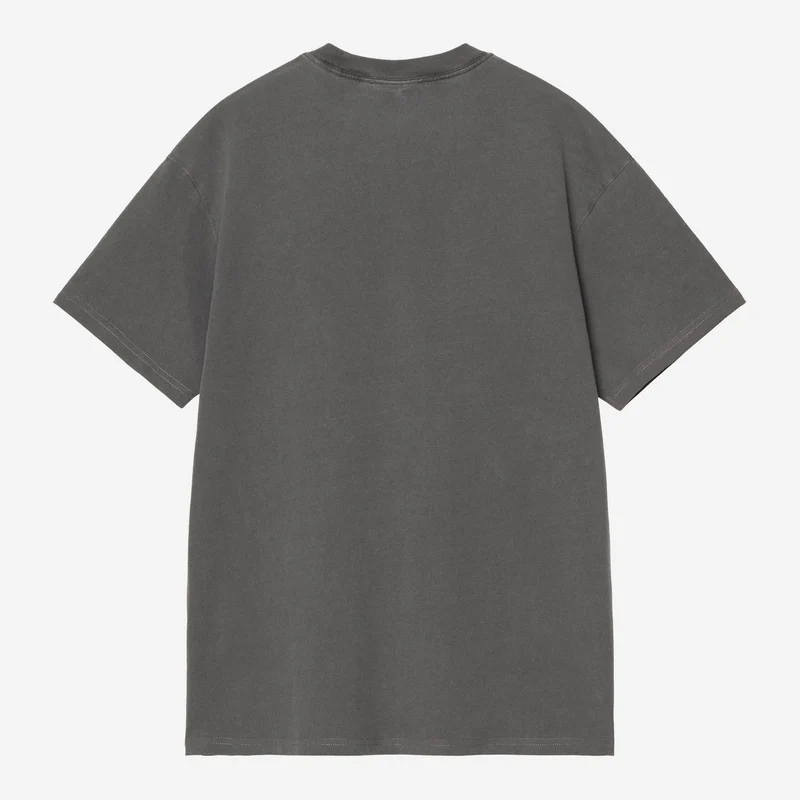 Carhartt WIP Herren-T-Shirt mit Wappenmotiv | Schwarz, stückgefärbt