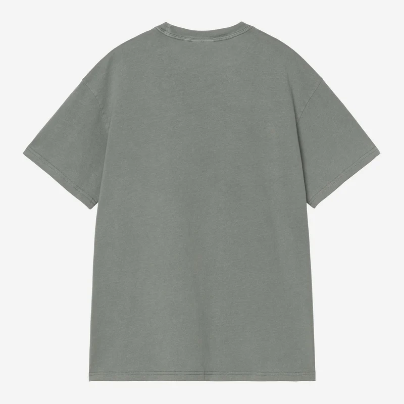 Carhartt WIP Herren-T-Shirt mit Wappenmotiv | Samtgrün, stückgefärbt