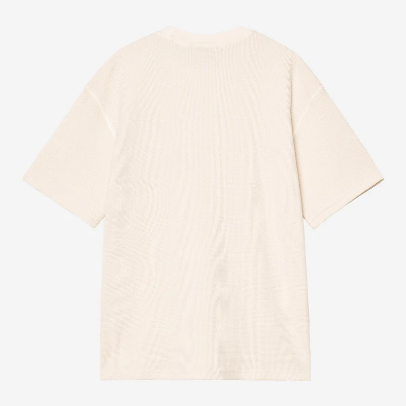 Carhartt WIP Nelson Waffel-T-Shirt für Herren | Naturgefärbt