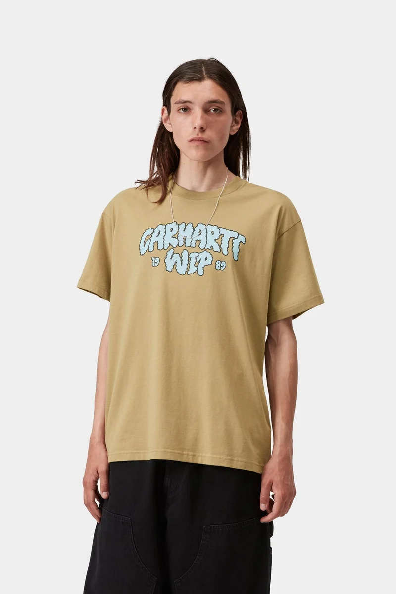 Carhartt WIP Herren-T-Shirt mit Wolkenmotiv | Schlangen