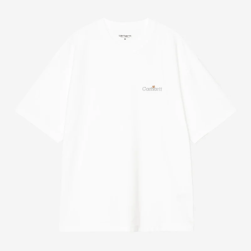 Carhartt WIP Herren-T-Shirt mit WIP-Label | Weiß