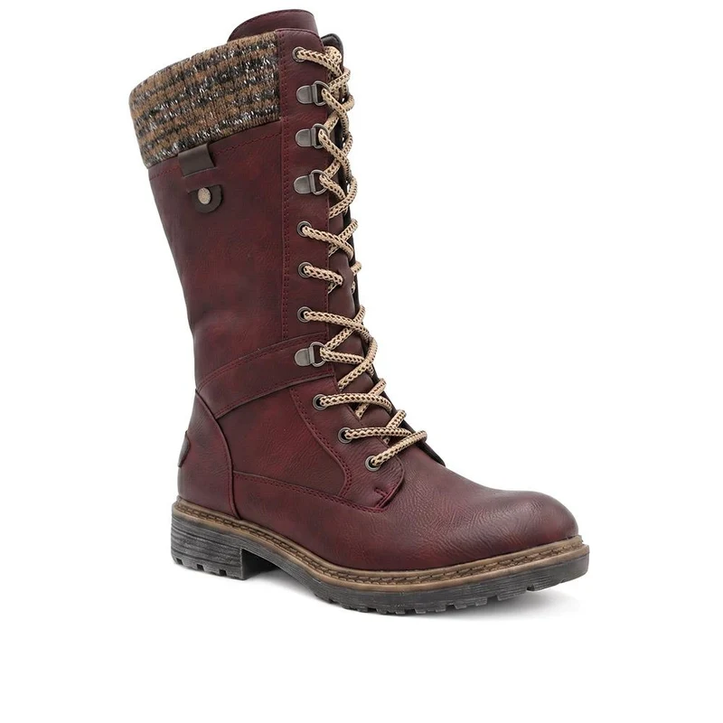 Lace-Up Calf Boots - BRK38009 / 324 531