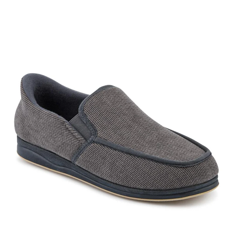 Easy Step In Extra Wide Corduroy Slippers - QING42009 / 327 900