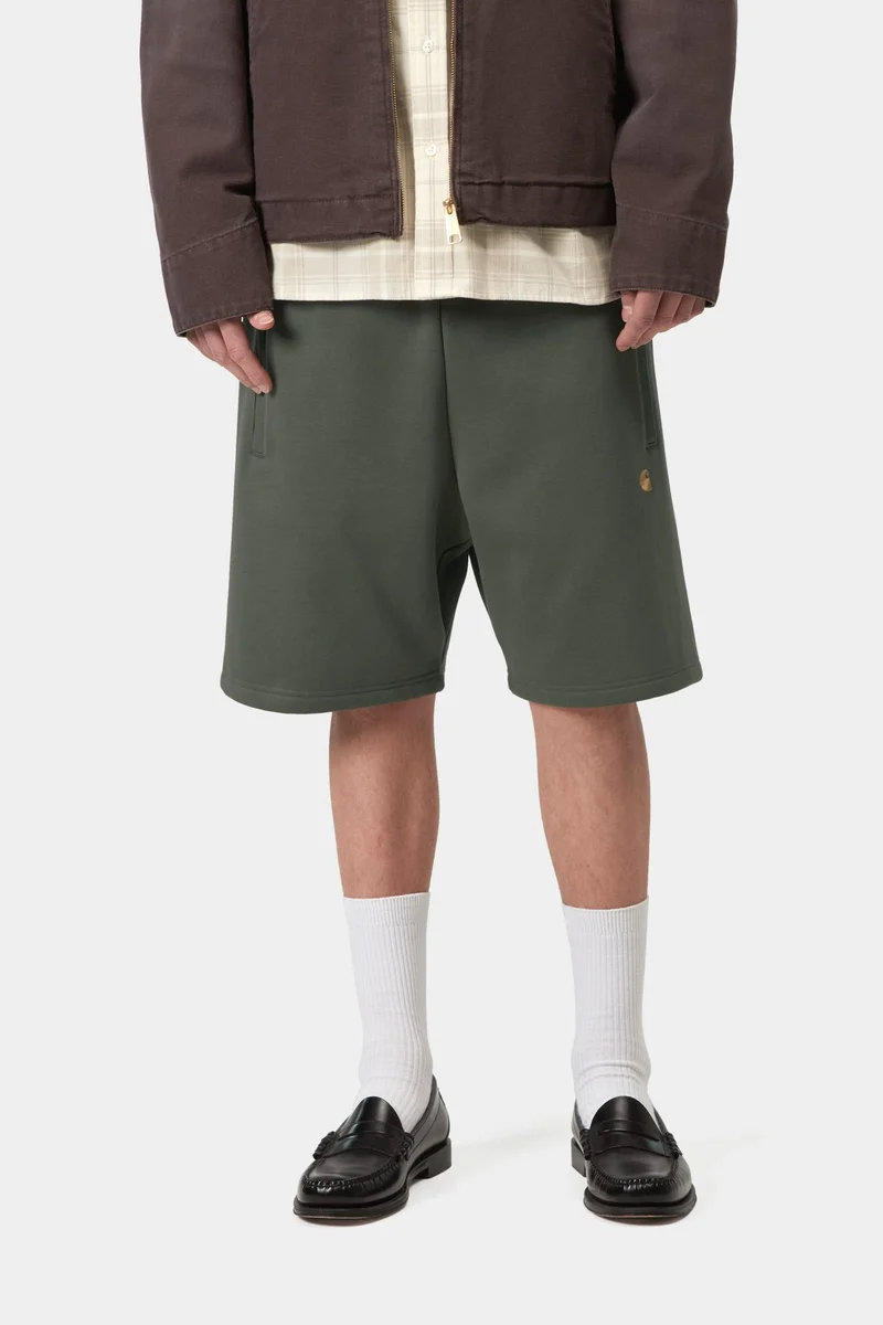 Carhartt WIP Chase Sweatshorts für Herren | Leaf