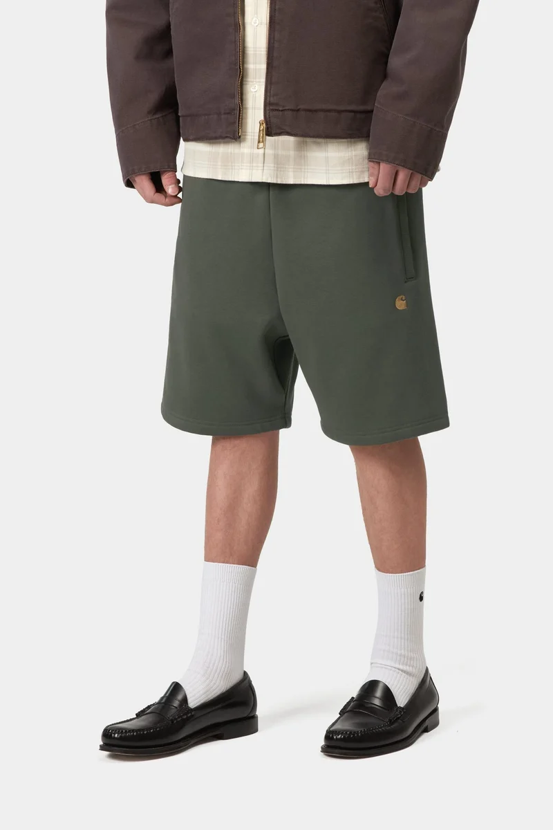 Carhartt WIP Chase Sweatshorts für Herren | Leaf
