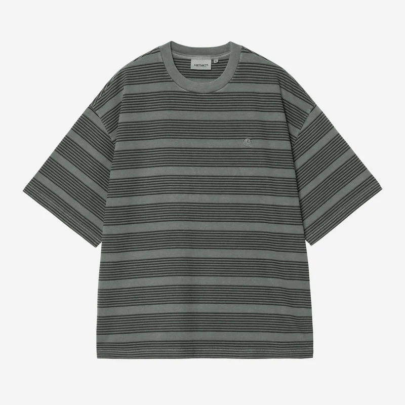 Carhartt WIP Hanson Herren-T-Shirt mit Streifen | Grün