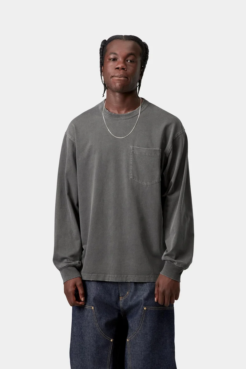 Carhartt WIP Torion Langarm-T-Shirt für Herren | Schwarz