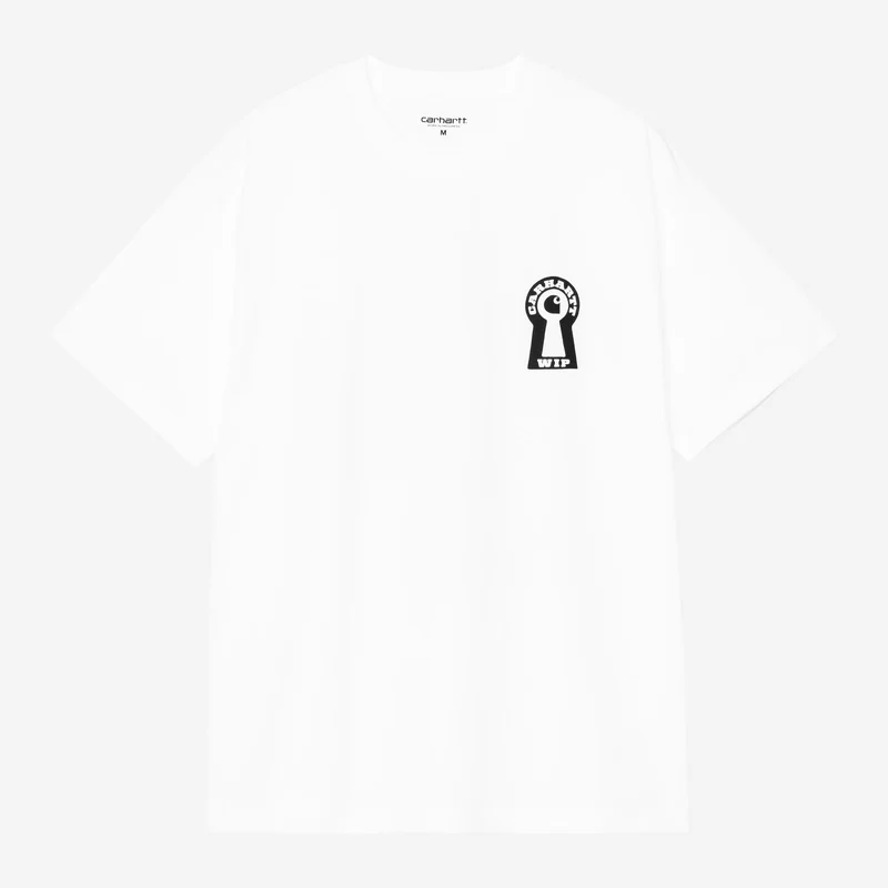 Carhartt WIP Herren-T-Shirt mit Aufdruck „Locked“ | Weiß