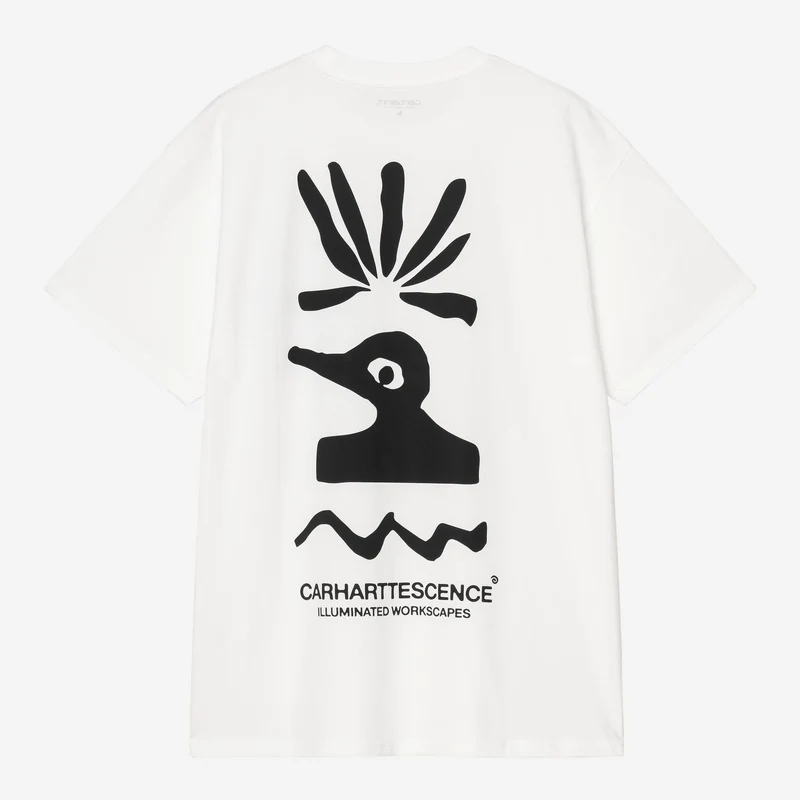Carhartt WIP Compy Herren-T-Shirt | Weiß