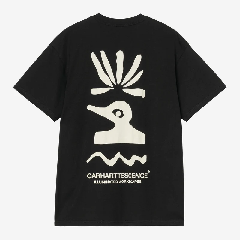 Carhartt WIP Compy Herren-T-Shirt | Schwarz