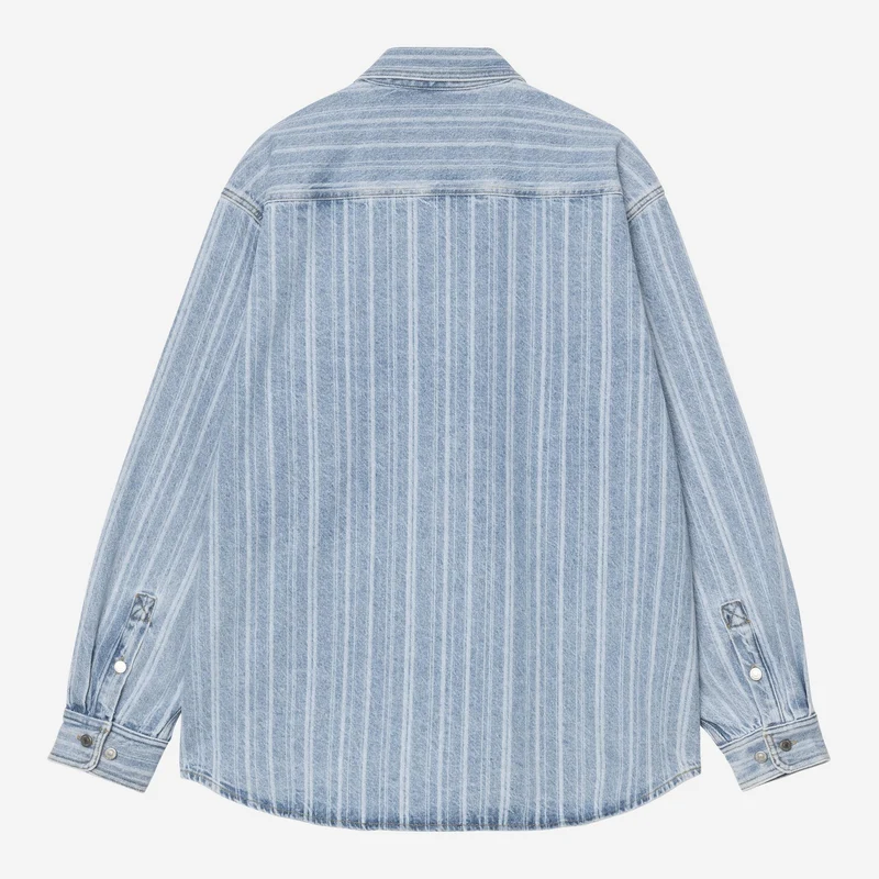 Carhartt WIP Rylan Herrenhemdjacke | Blaustein gebleicht