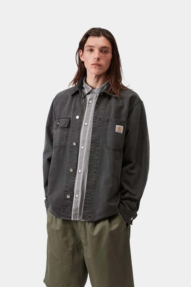 Carhartt WIP Mitch Hemdjacke für Herren | Schwarz