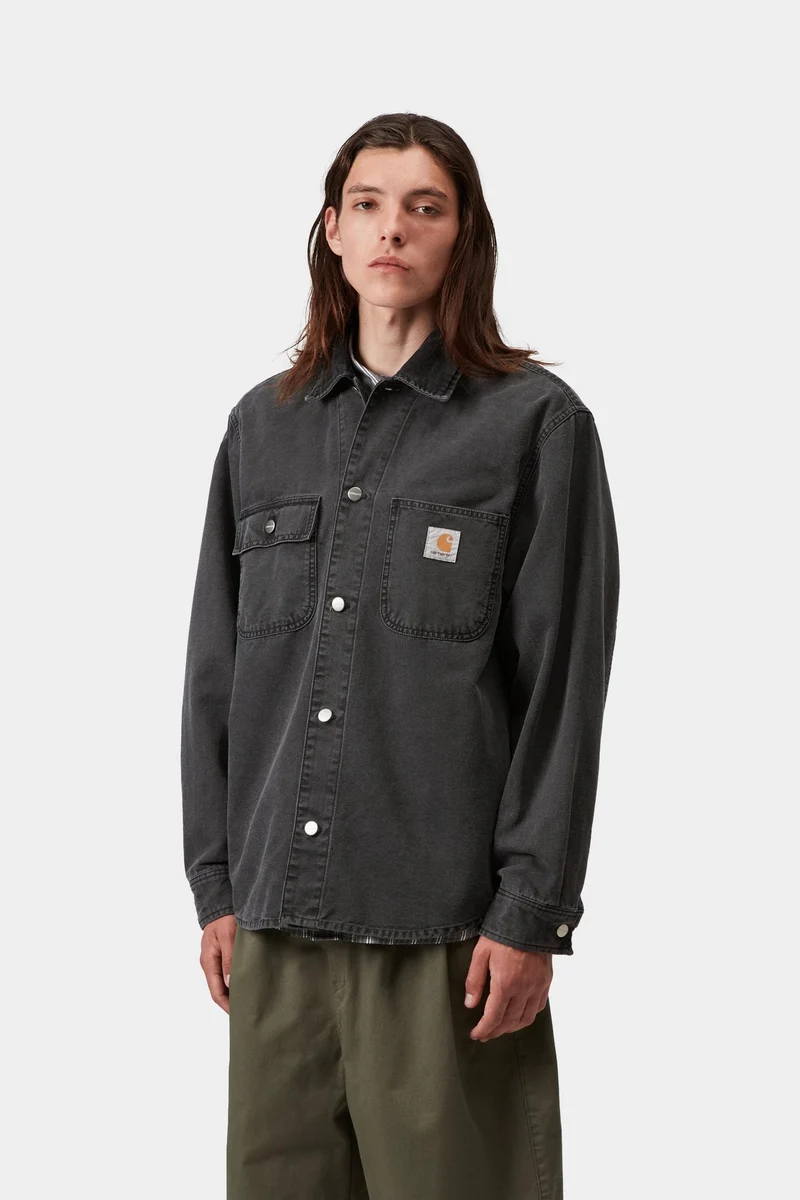 Carhartt WIP Mitch Hemdjacke für Herren | Schwarz