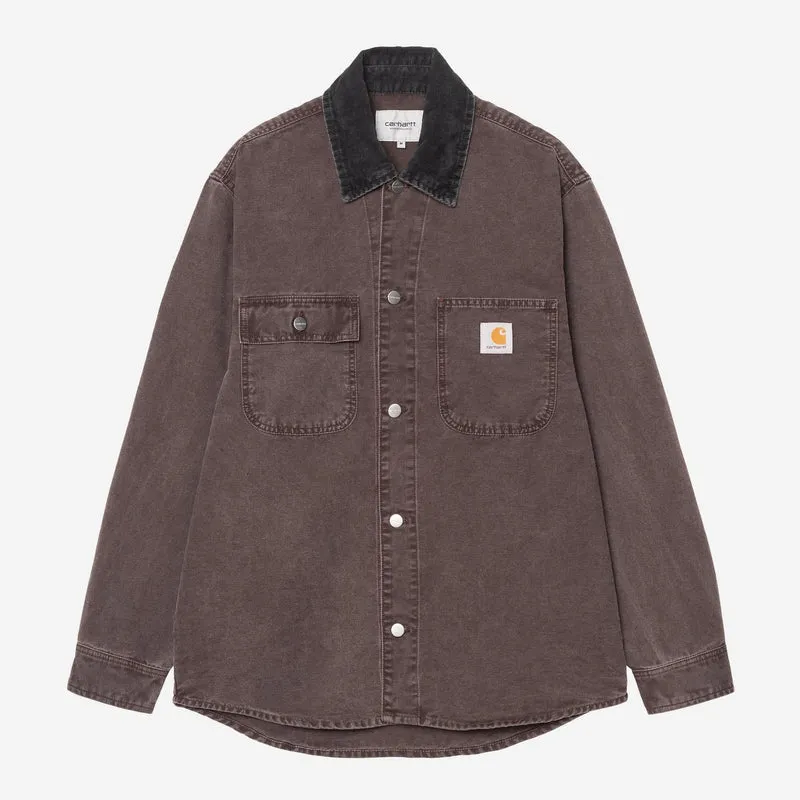 Carhartt WIP Herren Mitch Hemdjacke | Palisander Schwarz