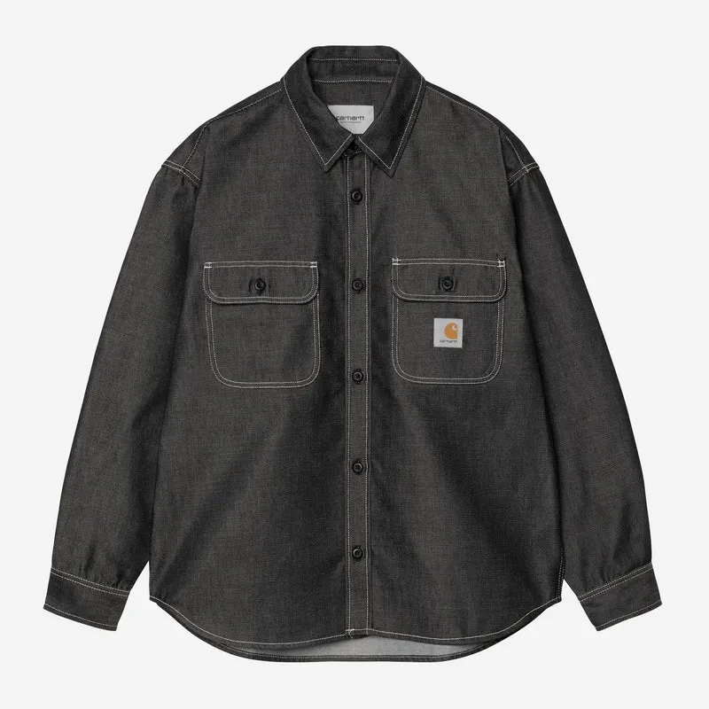 Carhartt WIP Tigan Hemdjacke für Herren | Schwarz, robust