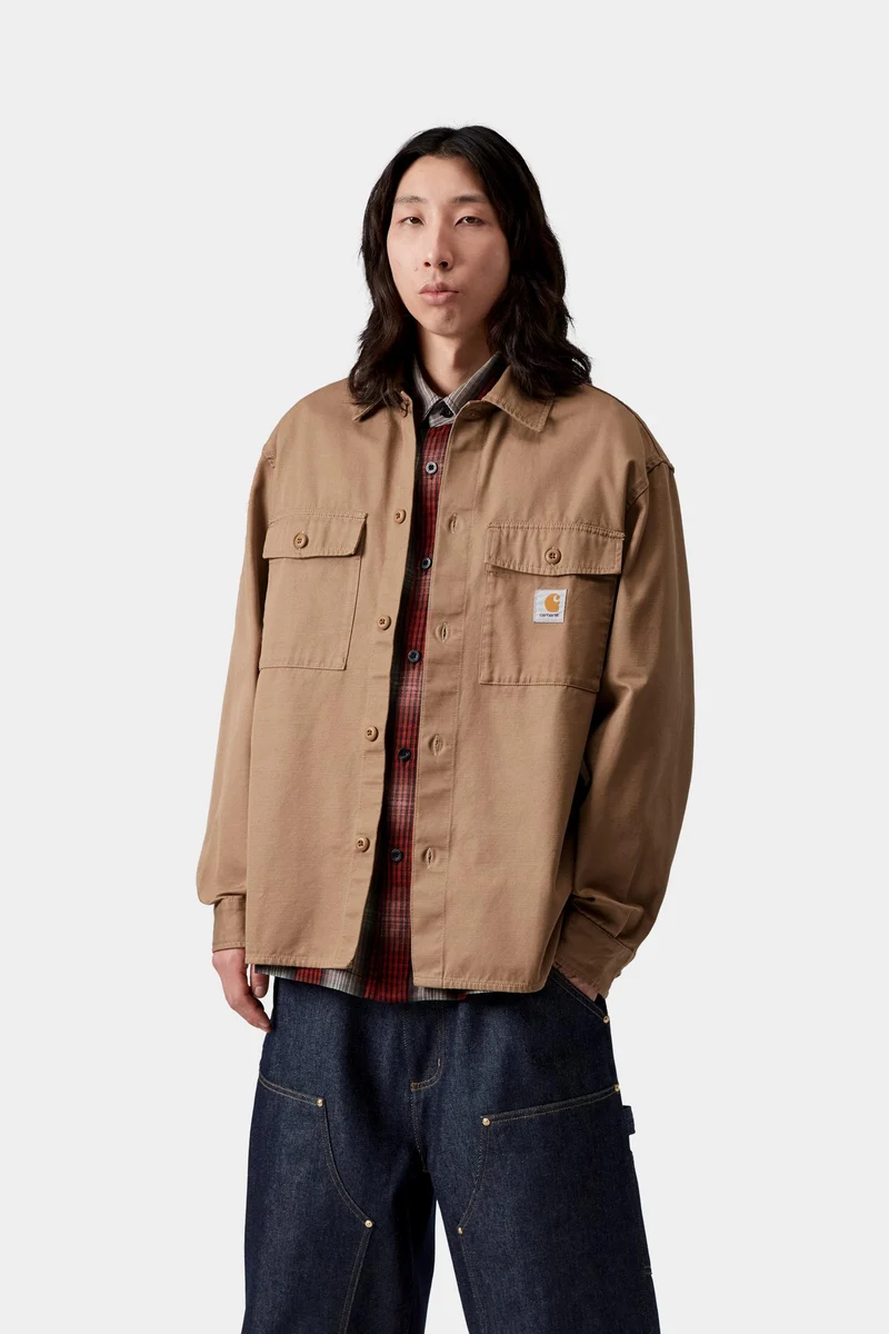 Carhartt WIP Kelly-Hemdjacke für Herren | Erdnussfarben