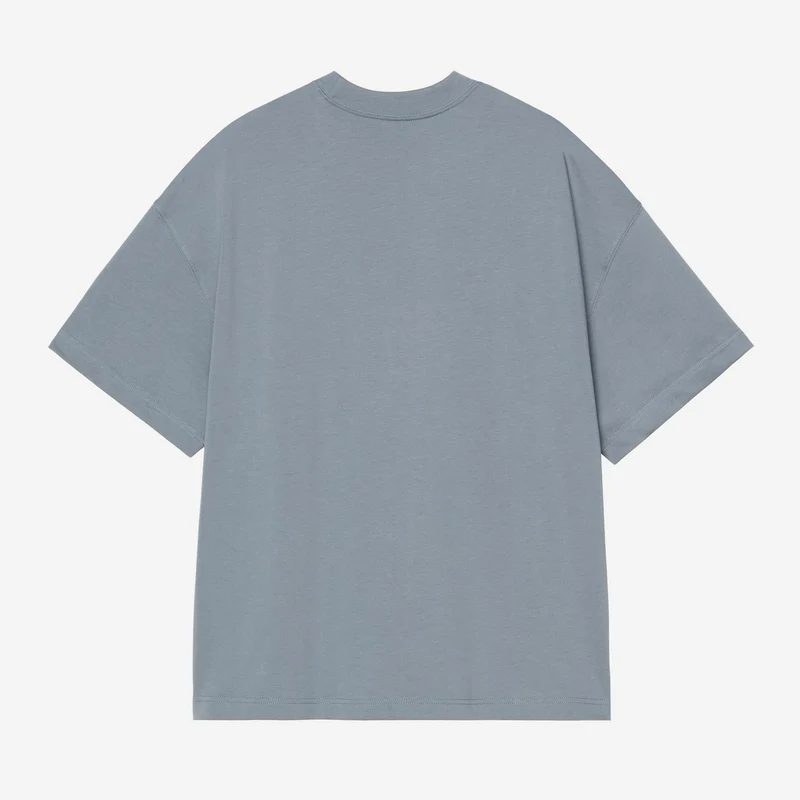 Carhartt WIP Herren-T-Shirt mit Link-Schriftzug | Samtblau-Weiß