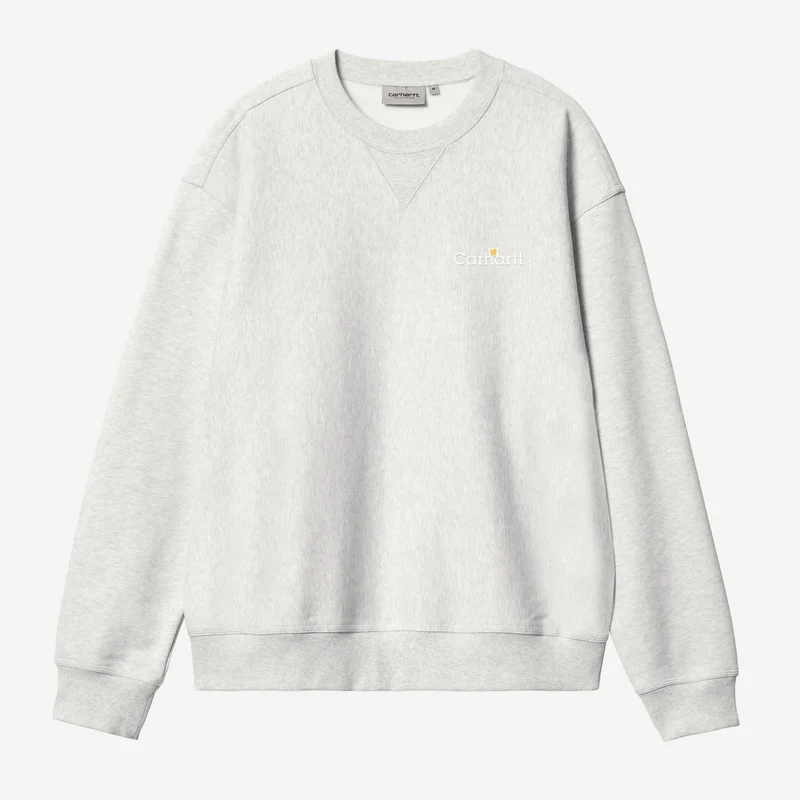Carhartt WIP Herren-Sweatshirt von WIP Label | Aschgrau meliert
