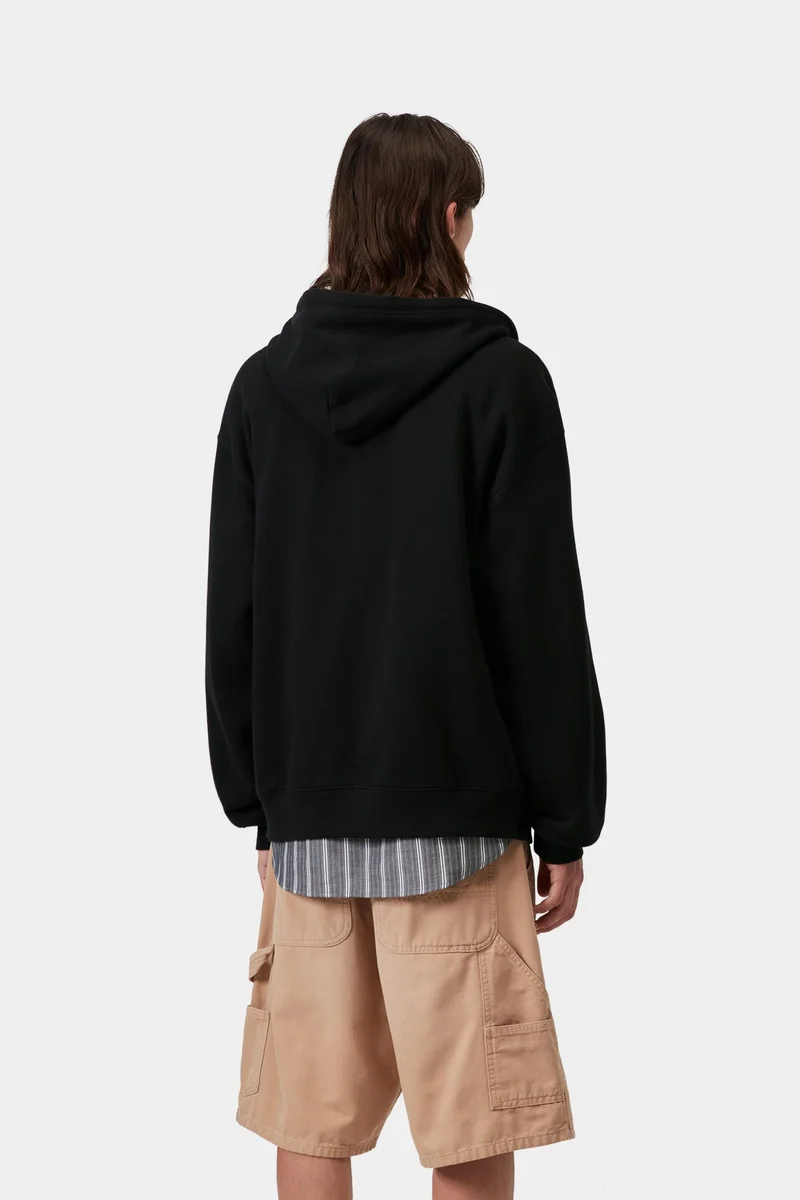 Carhartt WIP Herren-Sweatjacke mit Kapuze von WIP Label | Schwarz