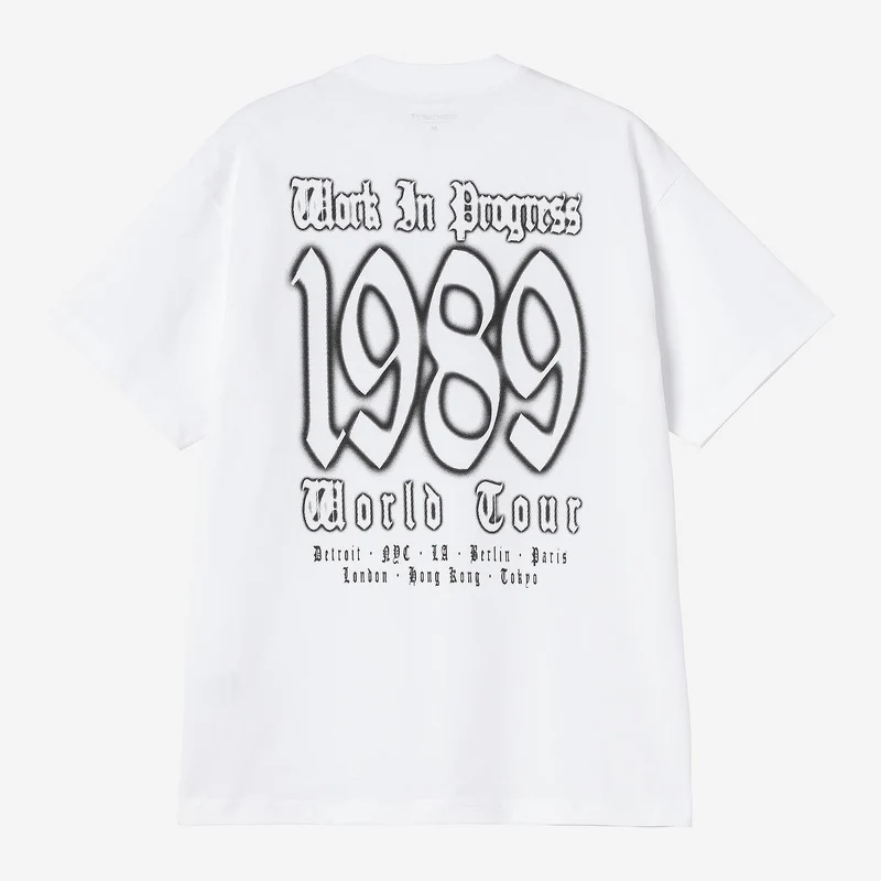 Carhartt WIP Herren-Welttournee-T-Shirt | Weiß