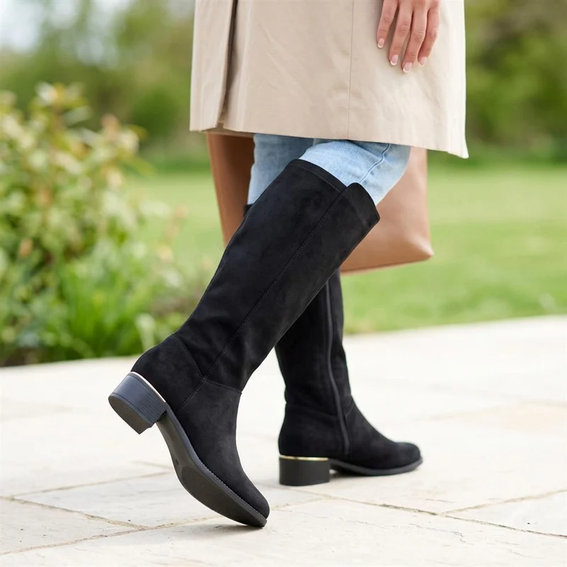 Wide Fit Smart Long Boots - WOIL42040 / 327 981 - Black
