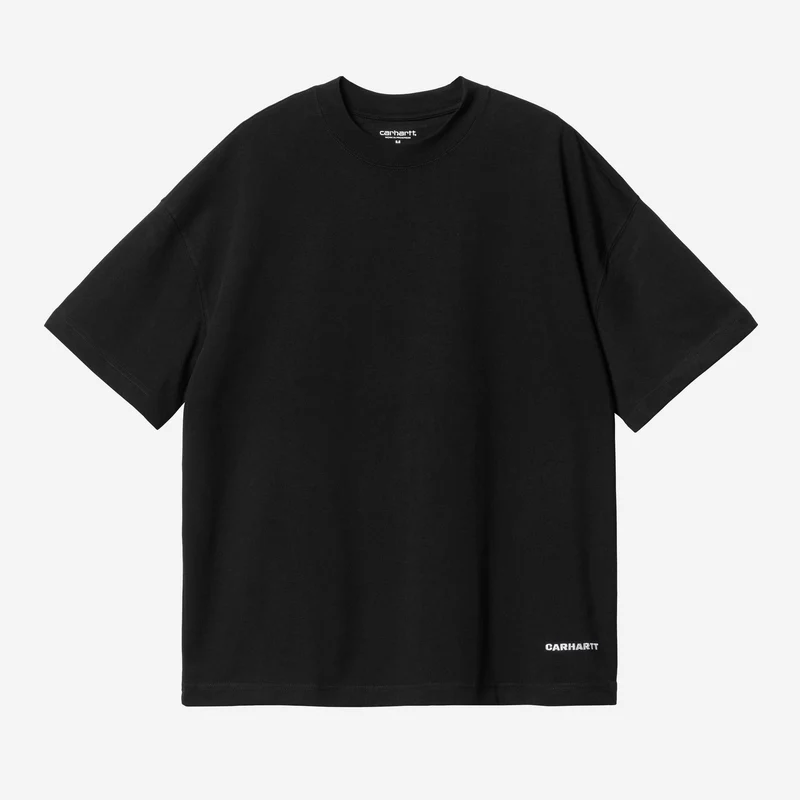 Carhartt WIP Herren-T-Shirt mit Link-Schriftzug | Schwarz/Weiß