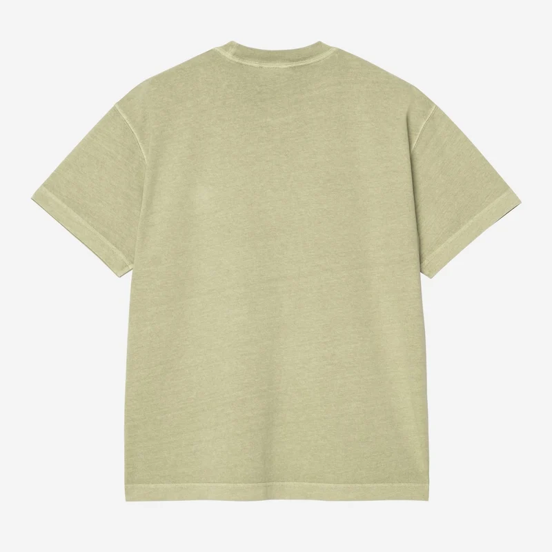 Carhartt WIP Nelson Herren-T-Shirt | Sanftes Grün, stückgefärbt