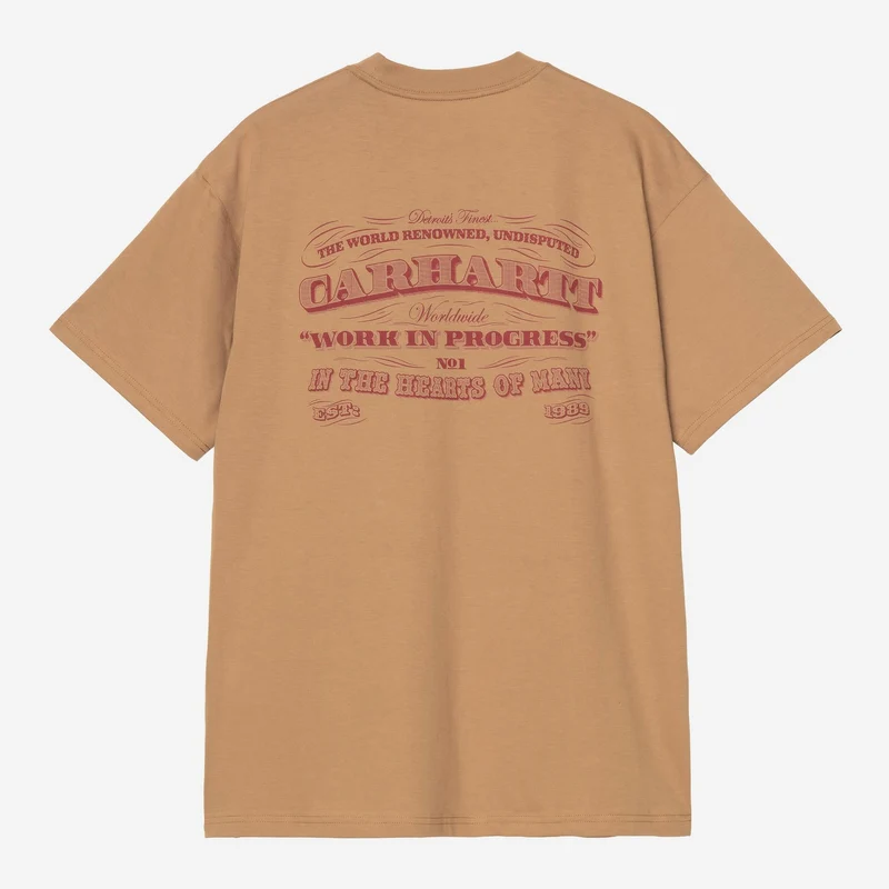 Carhartt WIP Herren 3 One 3 T-Shirt | Erdnuss