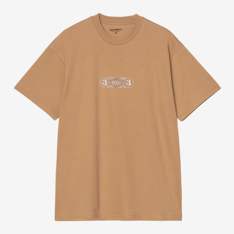 Carhartt WIP Herren 3 One 3 T-Shirt | Erdnuss