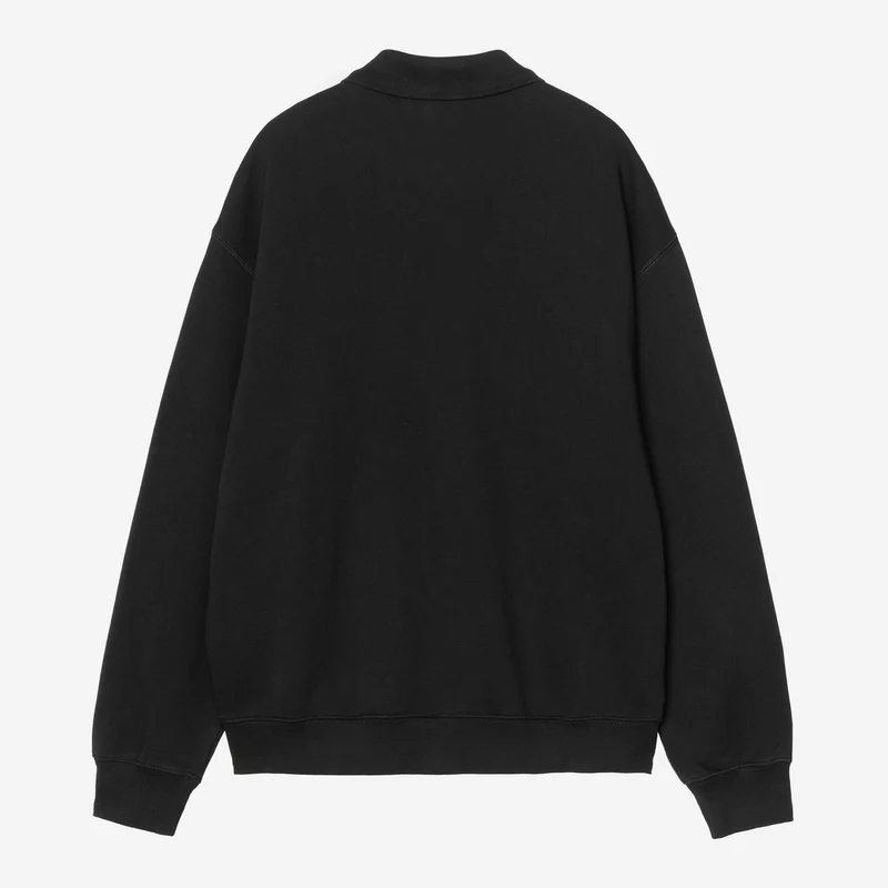 Carhartt WIP WIP Label Polo-Sweatshirt für Herren | Schwarz