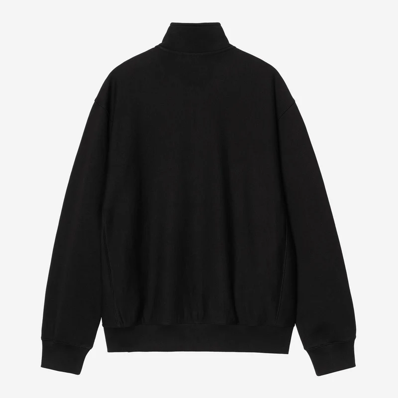 Carhartt WIP Herren-Sweatshirt mit halbem Reißverschluss | Schwarz
