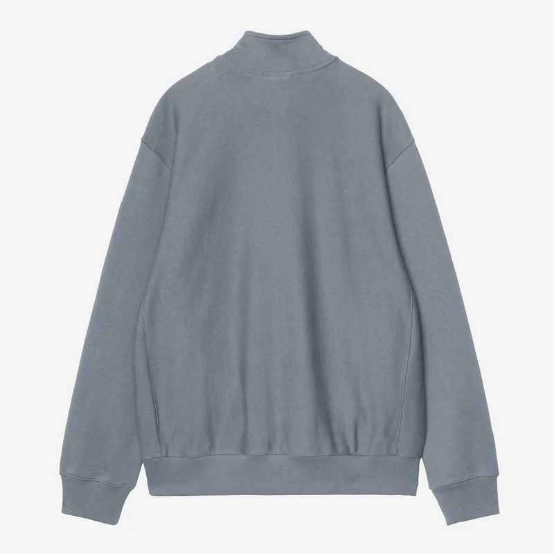 Carhartt WIP Herren-Sweatshirt mit halbem Reißverschluss | Kuscheliges Blau