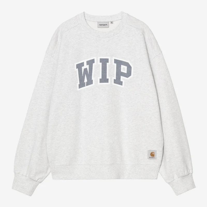 Carhartt WIP Herren-Sweatshirt WIP III | Ash Heather Heavy Stone Washed