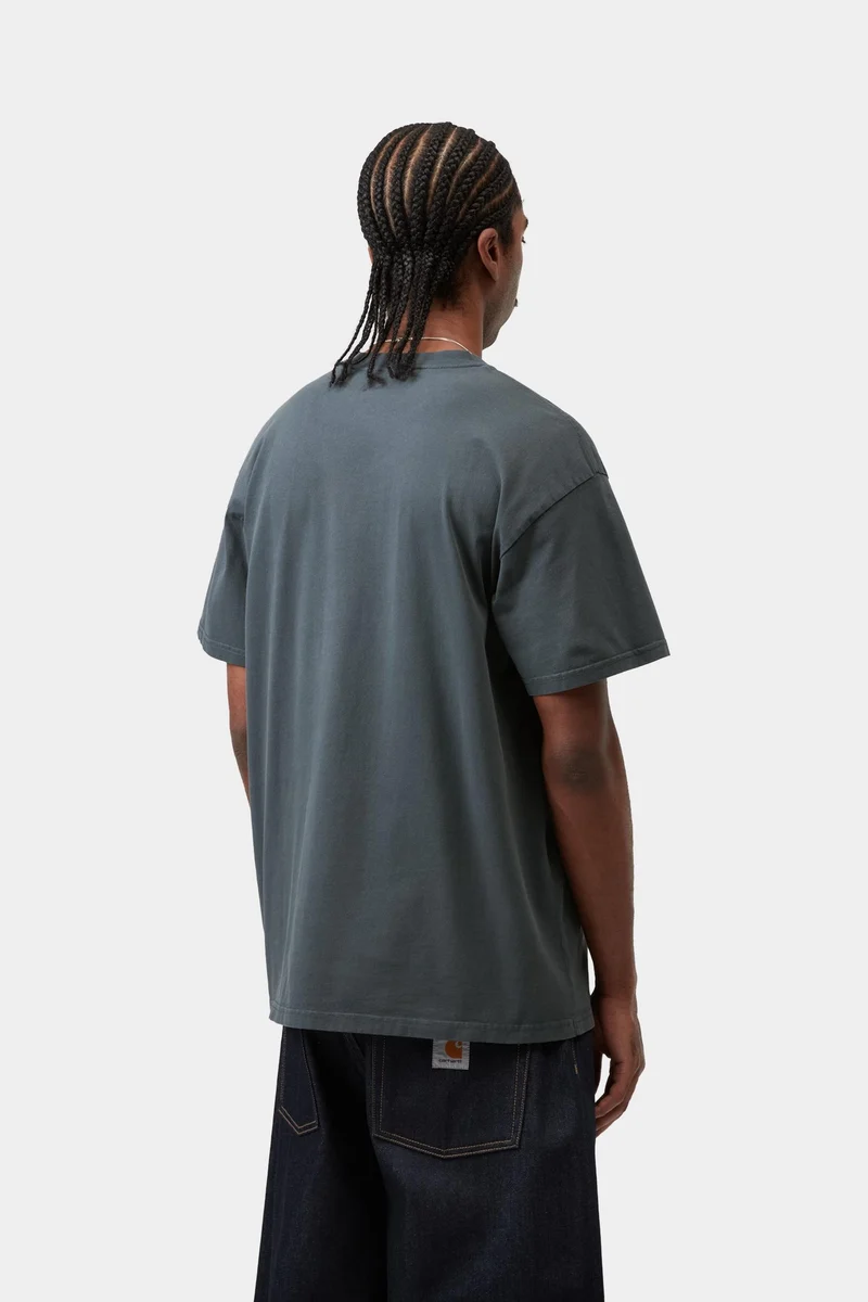 Carhartt WIP Herren-T-Shirt „Faded Pond Corps“ | Deep Night
