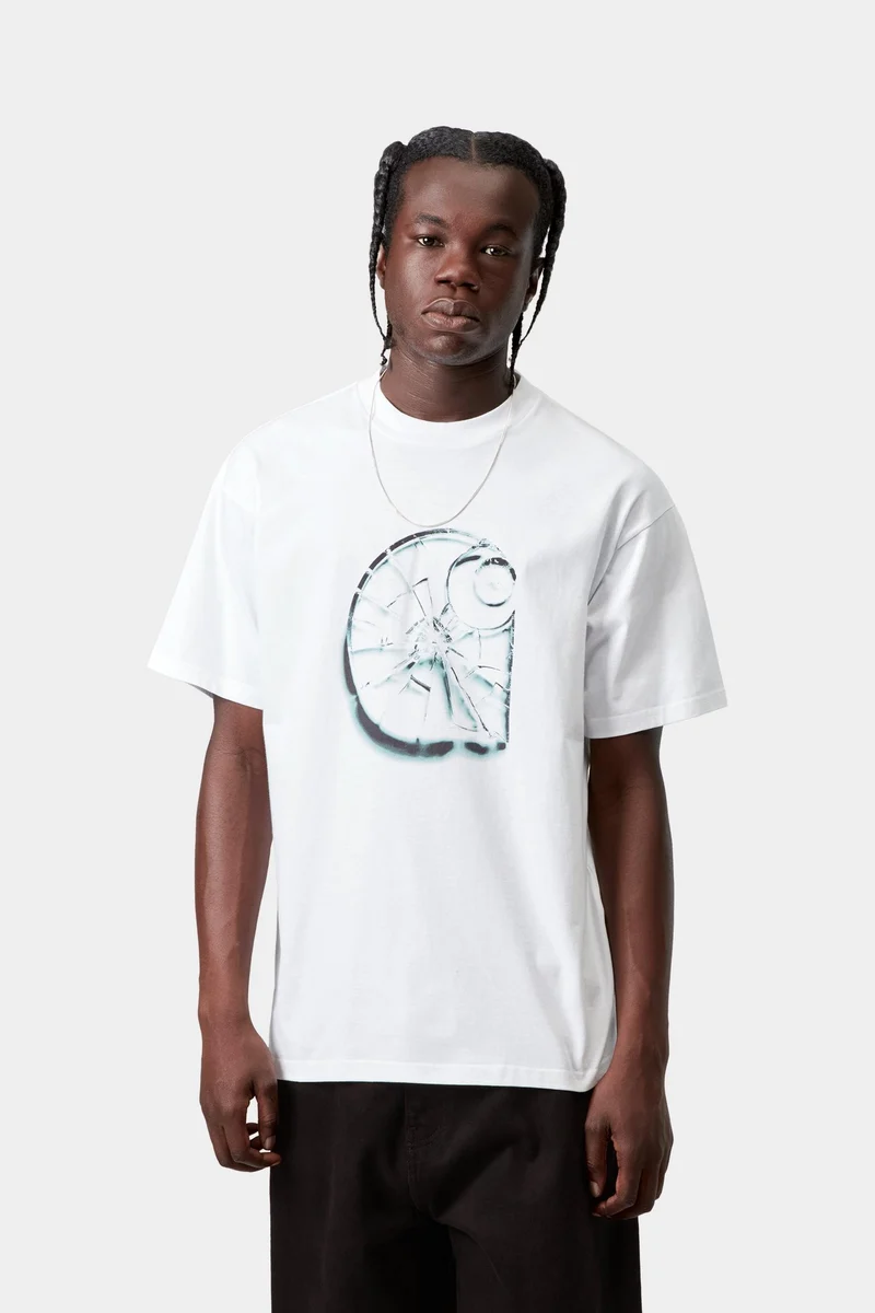 Carhartt WIP Herren-T-Shirt „Shattered“ | Weiß