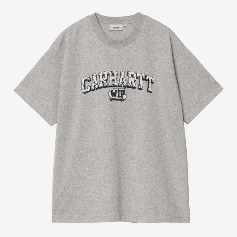 Carhartt WIP Robustes Herren-T-Shirt | Grau meliert