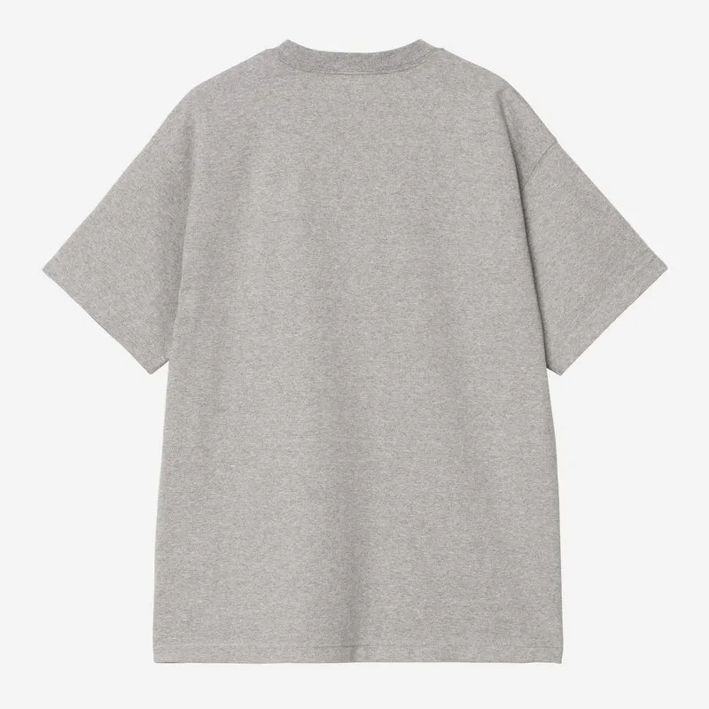 Carhartt WIP Robustes Herren-T-Shirt | Grau meliert