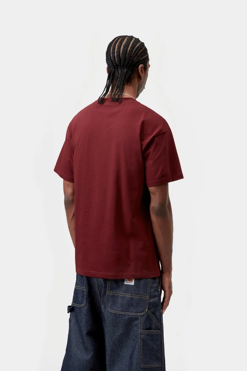 Carhartt WIP Herren-T-Shirt Vroooom | Marsala