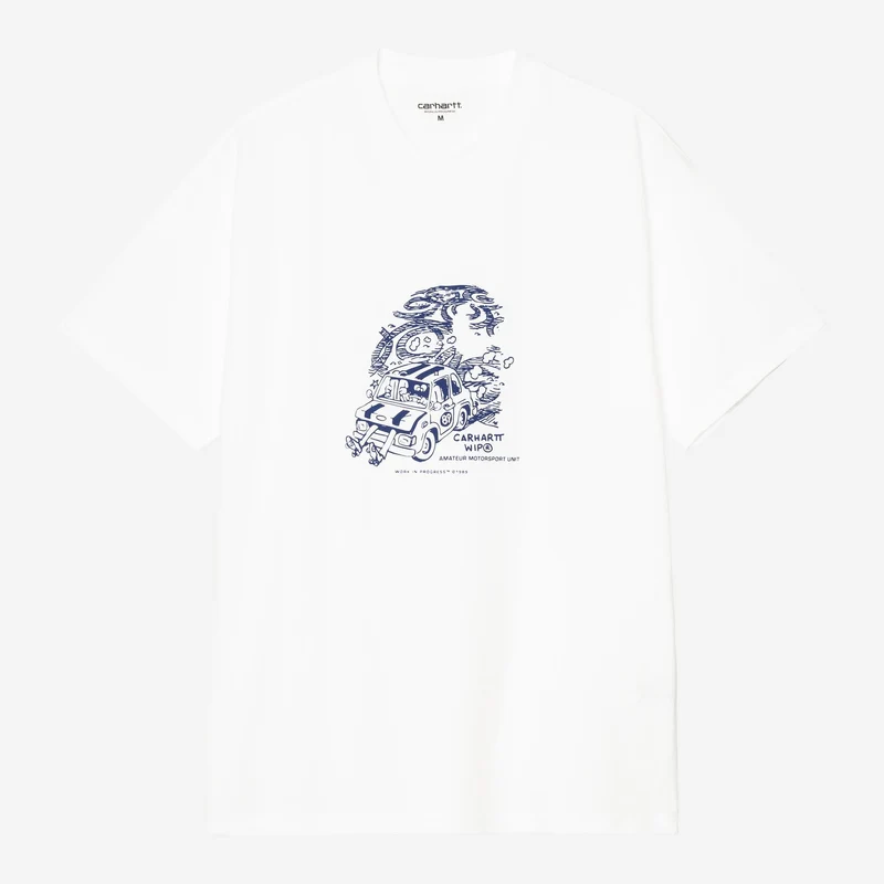 Carhartt WIP Herren-Unit-T-Shirt | Weiß