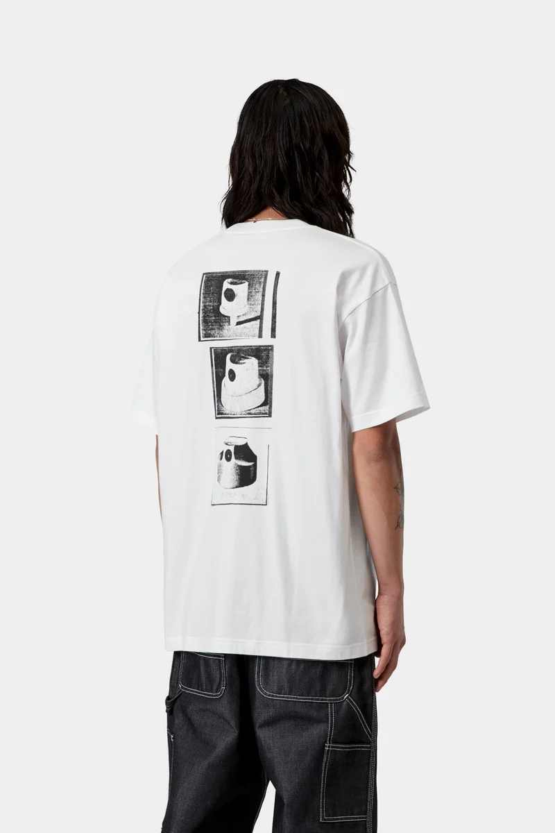 Carhartt WIP Herren-Caps-T-Shirt | Weiß