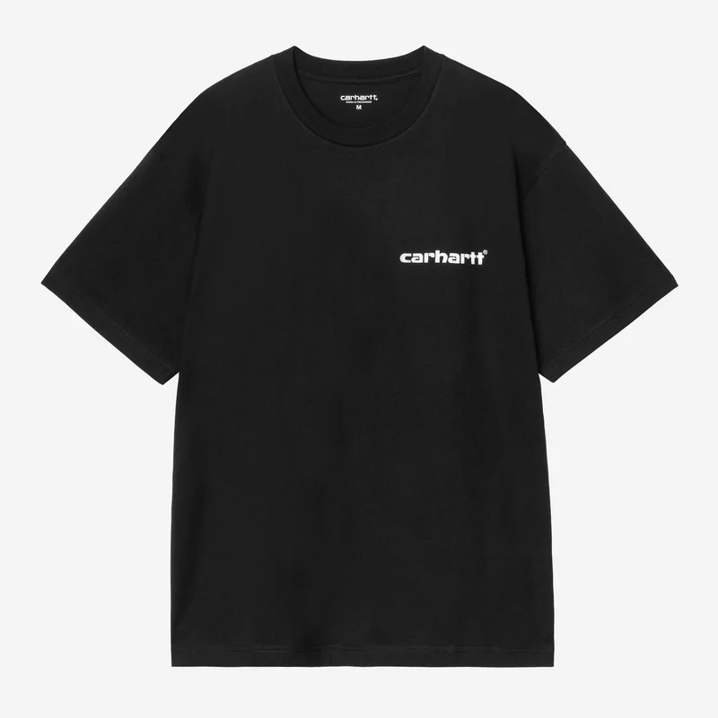 Carhartt WIP Herren-Caps-T-Shirt | Schwarz