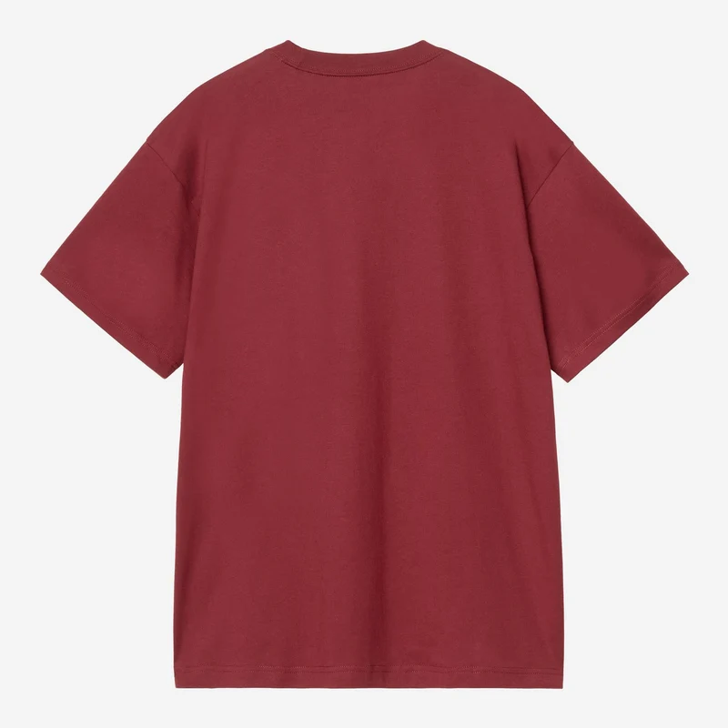 Carhartt WIP Herren-T-Shirt mit Kleeblattmuster | Marsala