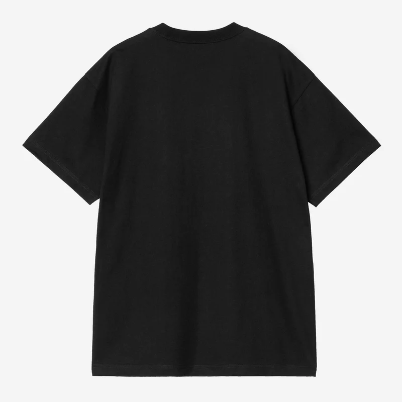 Carhartt WIP Herren-T-Shirt mit Kleeblattmuster | Schwarz