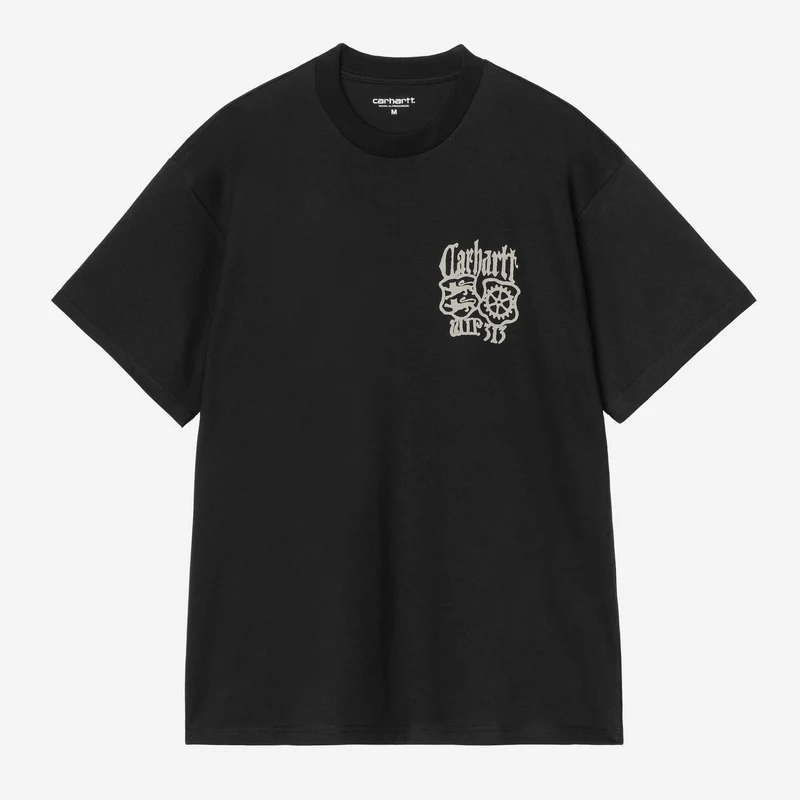 Carhartt WIP Herren-T-Shirt „Pendlergeschichten“ | Schwarz