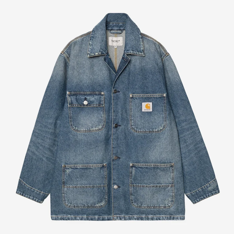 Carhartt WIP Aden Chore Coat Jacke für Herren | Blue Grind Wash